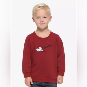 DISNEY LADY & THE TRAMP Scamp TODDLER CREWNECK! Unisex Embroidered Sweatshirt